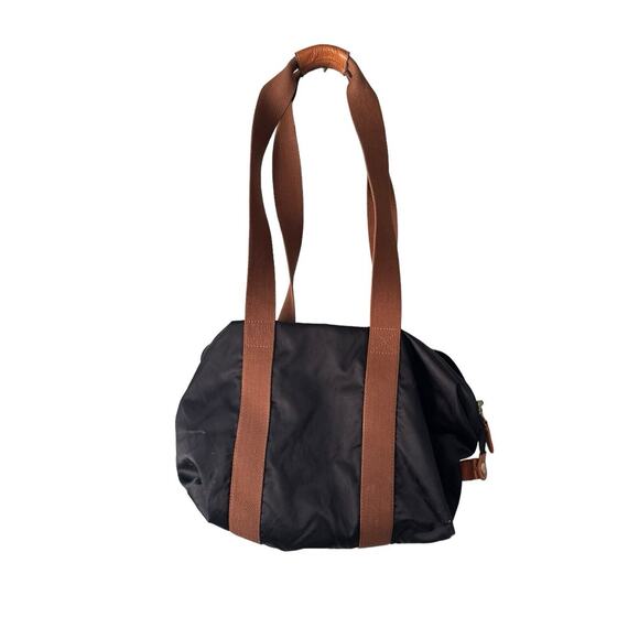 Bric's Black X Bag Medium Duffle Bag Purse Handbag 13"x11 Detachable Zip Pouch - Picture 1 of 16